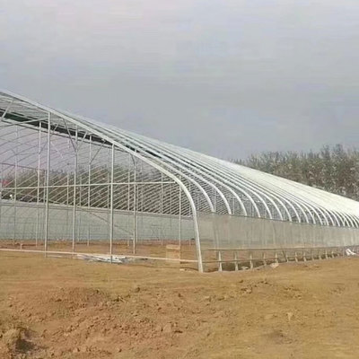 日光温室大棚骨架 钢结构椭圆管温室大棚 冬暖式日光温室蔬菜大棚