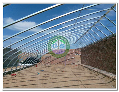 【歌珊温室】完工后的宁夏海原县节能日光温室大棚